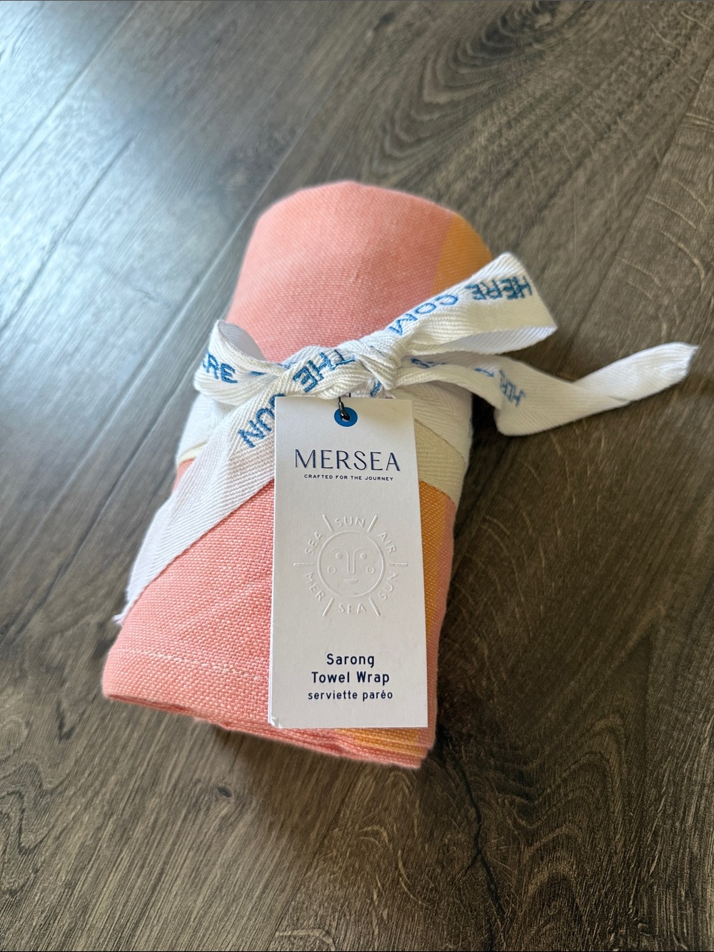 MERSEA Towel Sarong PINK NWT